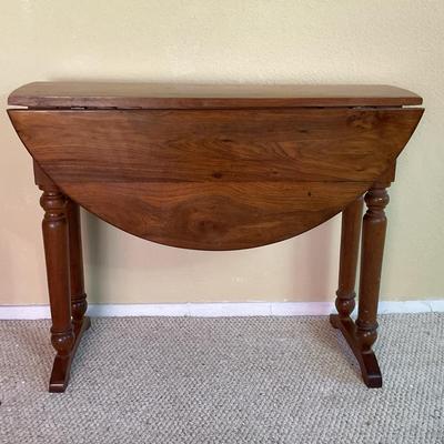 Drop Leaf Wood Table