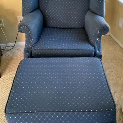 Armchair And Ottoman 