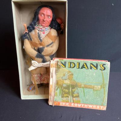 Native American Collectible Kellogg Book And Figure