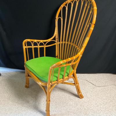 Retro Rattan Arm Chair
