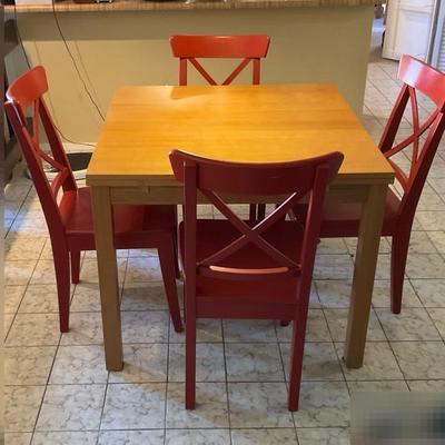 Breakfast Table And Four Chairs