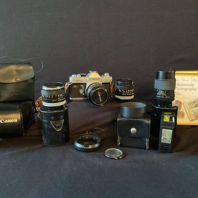 Canon FTb 35 mm Camera And Lenses