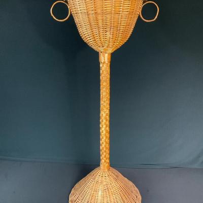 Wicker Plant Stand