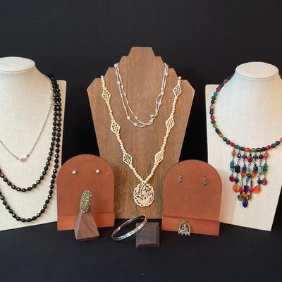 Vintage Italian Brooch And Costume Jewelry 