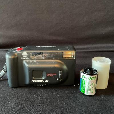 Minolta 35mm Freedon XT Camera And Film