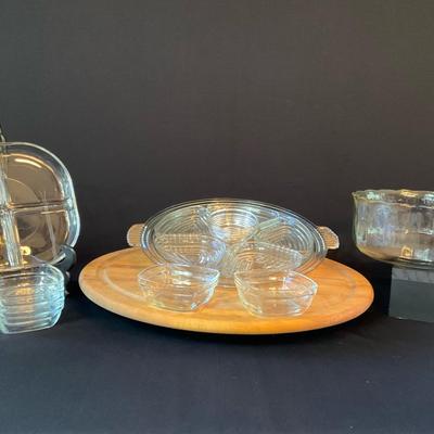 Serving Dishes And Lazy Susan