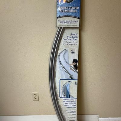 Double Curved Shower Rod
