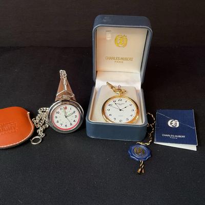 Charles-Hubert & Swiss Army Pocket Watch