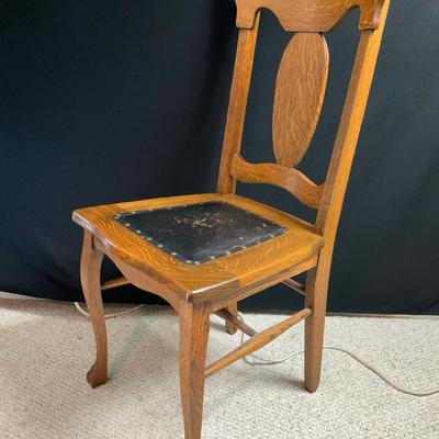 Vintage Oak Side Chair