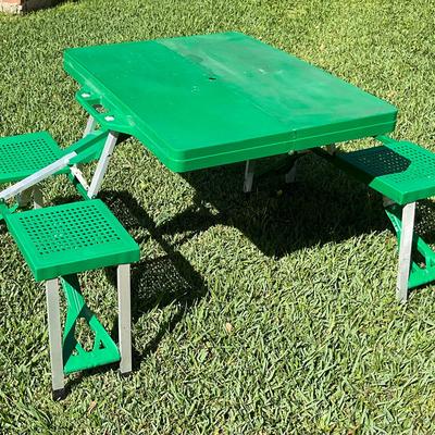  Vintage Folding Picnic Table