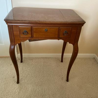 Sewing Machine In Cabinet