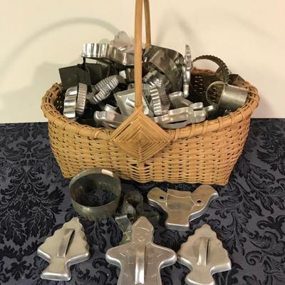Mystery Basket Lot Of Cookie Cutters