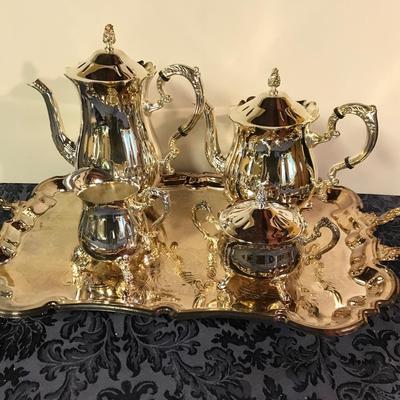 Four Piece Silver Plated Tea/Coffee Set