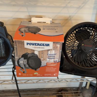 Power Gear Heater, And Honeywell Fan