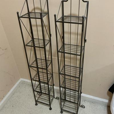 Pair Of Tall Storage Shelves