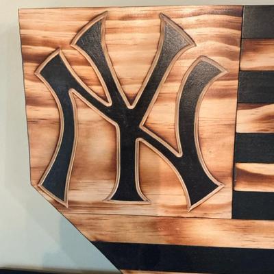Decorative Wooden Yankees Home Plate