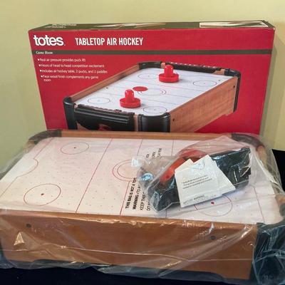 New In Box Tabletop Air hockey Table