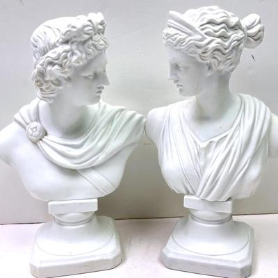 Apollo Greek Mini Bust Statues 