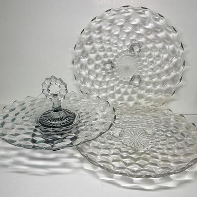 Fostoria Footed Cake Plate and More 