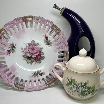 Vintage "Lefton" Floral Bowl and More 