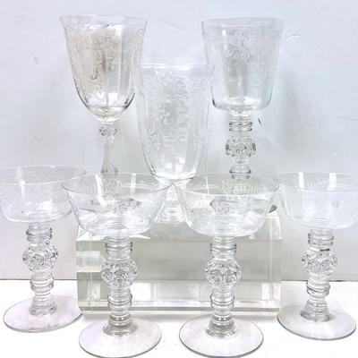 “Fostoria” Navarre Glassware and More