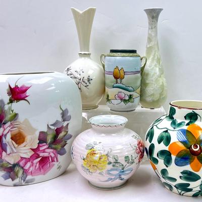 Vintage “Shramberg” Floral Vase and More