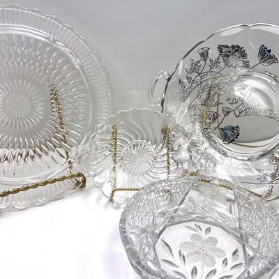 "Federal Glass" Sunflower Platter and More