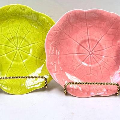 Vintage “Metlox” Lotus Plates
