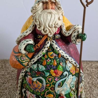 Jim Shore “My True Love Gave To Me” Santa Figurine – Heartwood Creek 2005
