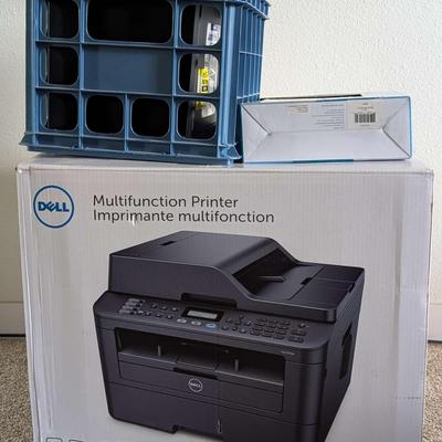 Dell Multifunction Printer with Accessories + Photo & File Storage Lot