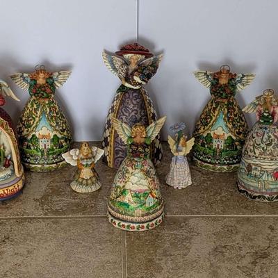 Heartwood Creek by Jim Shore Angel Figurine Collection – 10 Pieces
