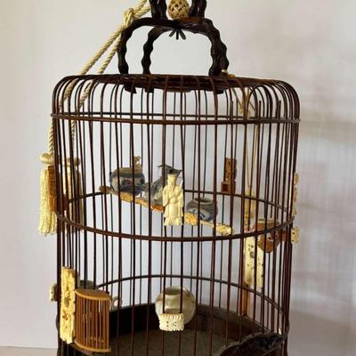 Antique Asian Birdcage
