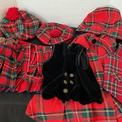Young Child's Tartan Plaid Kilt Sets