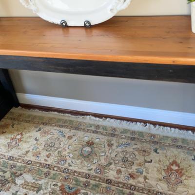 Light Wood Accent Sofa Table
