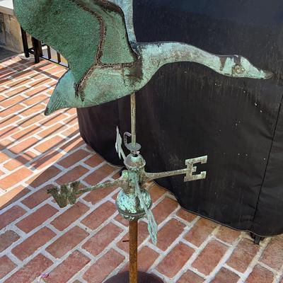 Bronze & Iron Goose Weathervane