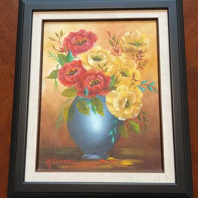 Framed And Matted Signed Painting