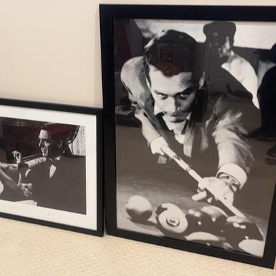 Black-Framed Paul Newman Print and “To Catch a Thief” Framed Photophilic Prints