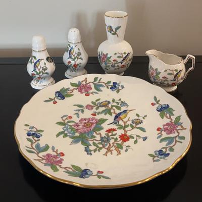 Aynsley Pembrook Bird & Floral-Themed Porcelain China Pieces