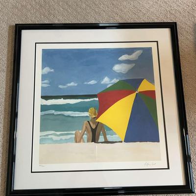 Framed And Matted Signed Print