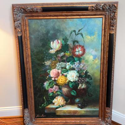 Daniel Payne Floral Oil Painting 