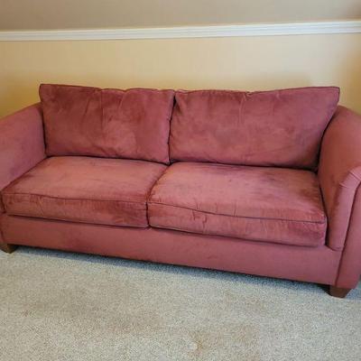 Micro Suede Sleeper.
Great. 
condition. 80" Long