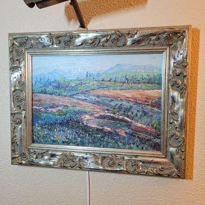 Signed oil painting from Europe