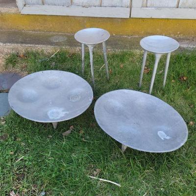 Art DecobAluminum Dood Risers  $11/ea