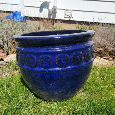14 High chip free glazed pot. $9
