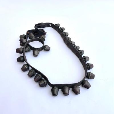 Antique sleigh bells w/ acorn shaped bells