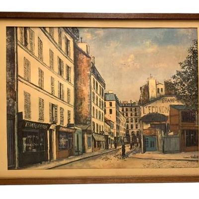 Vtg prints - the matching frames have a nice mid century/ Scando vibe and can be cut down easily.