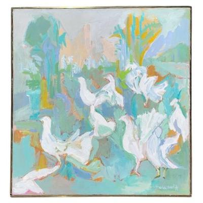 Mara Wolff “ Colombe D’or “ o/c. 30x32” 