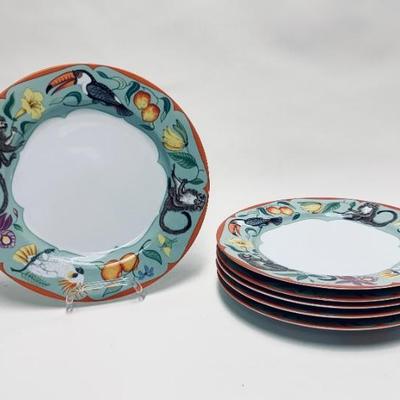 “Monkey Business“ dinner plates