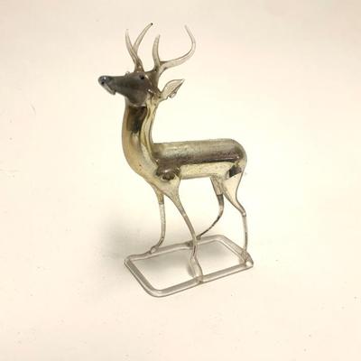 Antique 1920’s German  blown glass reindeer 