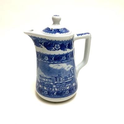 1927 Shenango China B & O RR chocolate pot